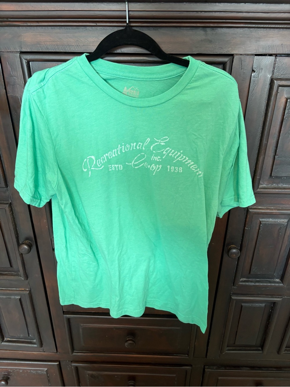 REI Teal Crewneck Short Sleeve Shirt